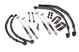 Jeep CJ5 Suspension Lift Kit - Front + Rear - Rough Country - 4 Inch Lift - '82-'83